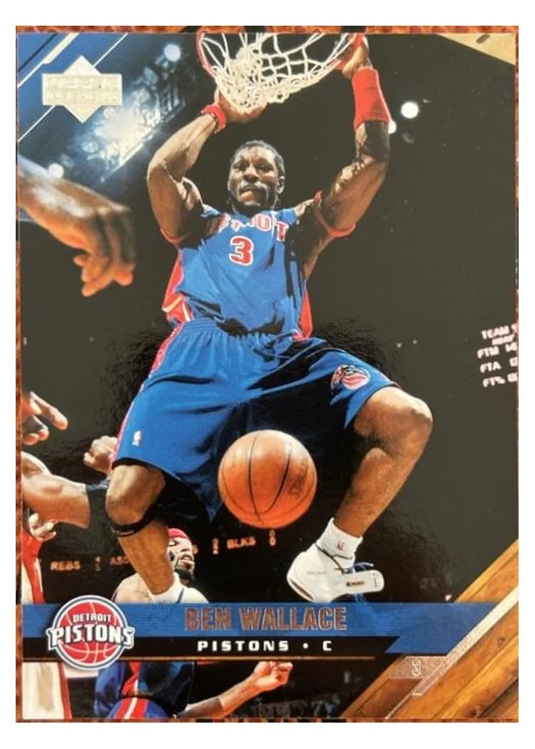 2005 Upper Deck Ben Wallace #47 card