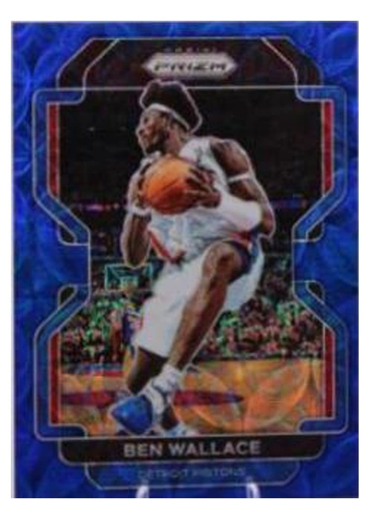 2021-22 Panini Prizm Base Set Ben Wallace Blue Choice Prizm #249 card