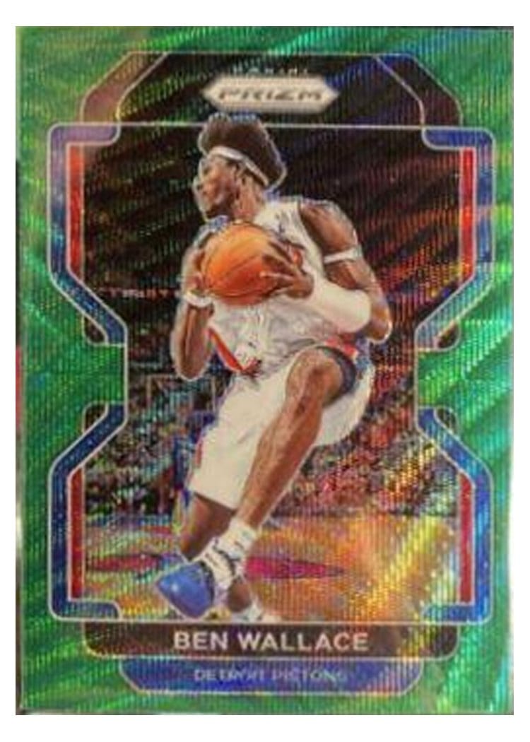 2021-22 Panini Prizm Base Set Ben Wallace Green Wave #249 card