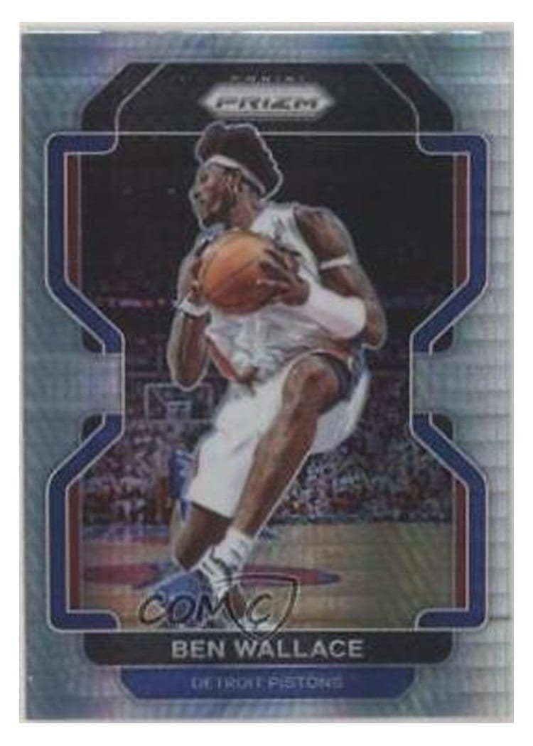 2021-22 Panini Prizm Base Set Ben Wallace Hyper Prizm #249 card