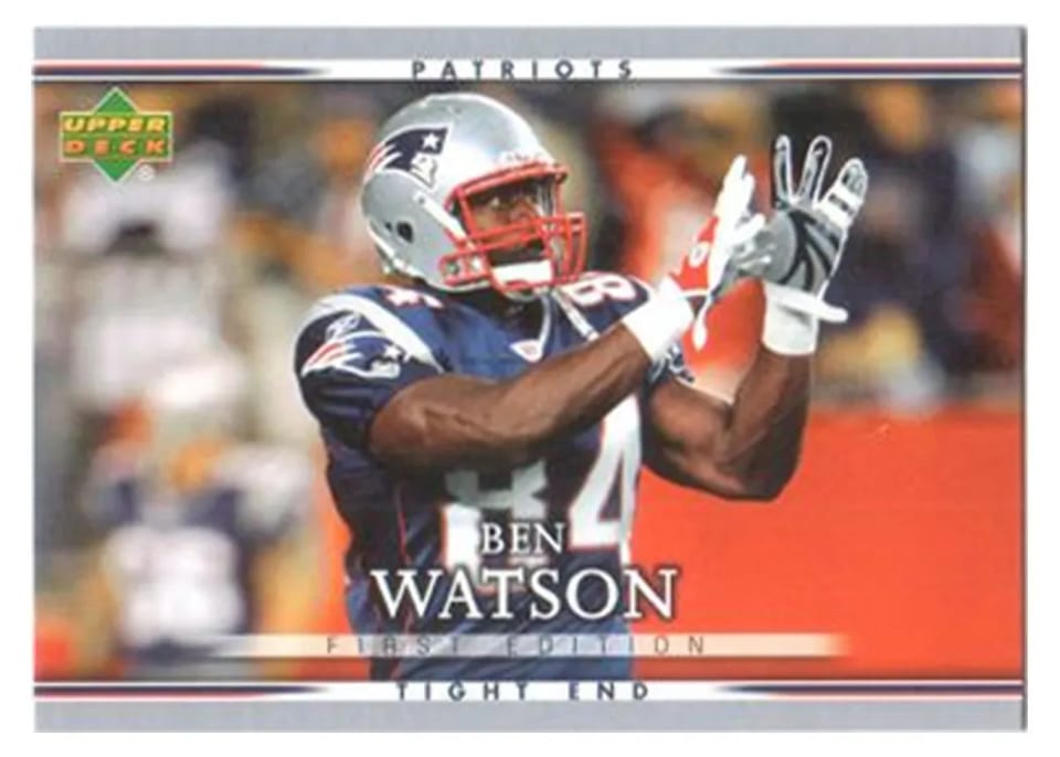 2007 Upper Deck First Edition Ben Watson #58 card