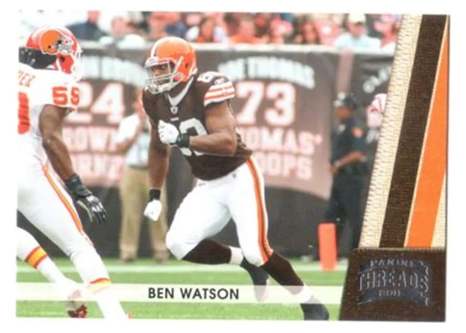2011 Panini Threads Ben Watson #34 card