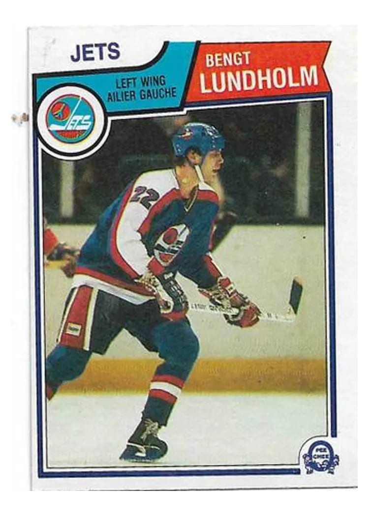 1983 O-Pee-Chee Bengt Lundholm #387 card