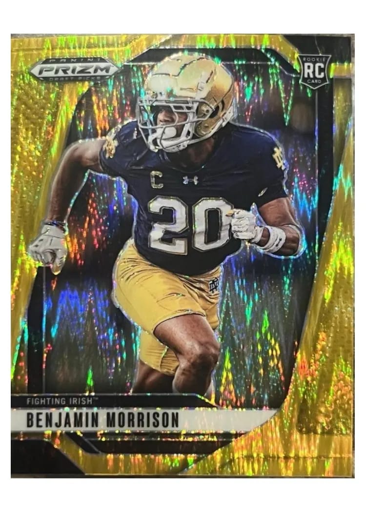 2025 Panini Prizm Draft Picks Base Set Benjamin Morrison #75 card
