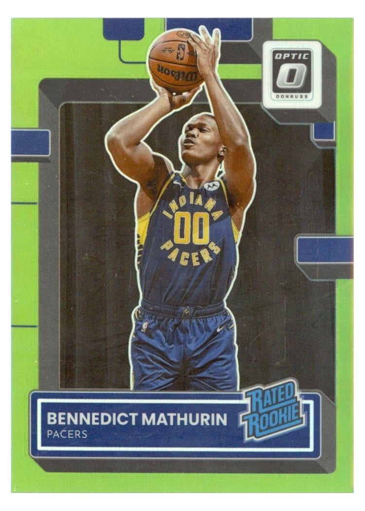 2022-23 Donruss Optic Base Set Bennedict Mathurin #209 card