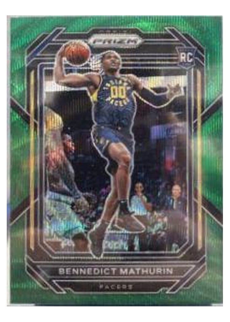 2022-23 Panini Prizm Base Set Bennedict Mathurin #254 card