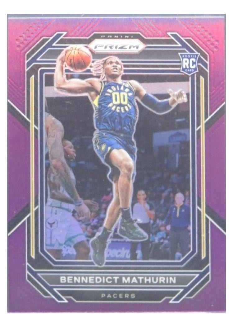 2022-23 Panini Prizm Base Set Bennedict Mathurin #254 card