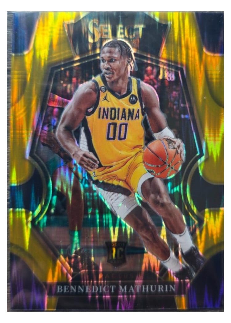 2022-23 Panini Select Base Set Bennedict Mathurin #182 card