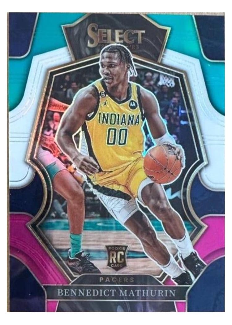 2022-23 Panini Select Base Set Bennedict Mathurin #182 card