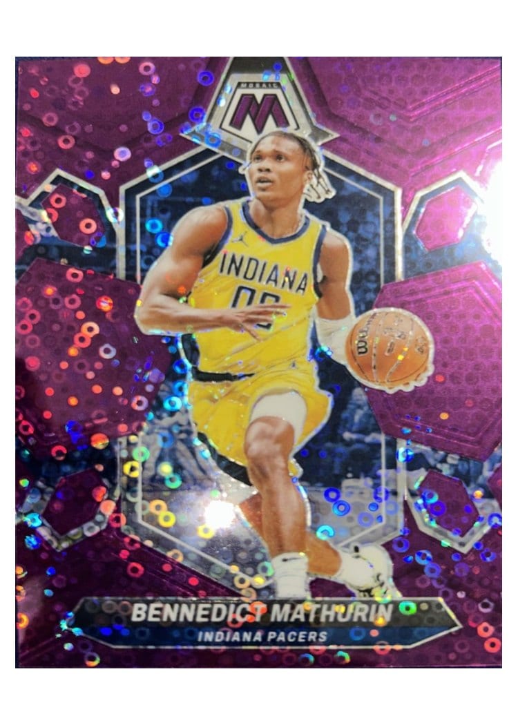 2023-24 Panini Mosaic Base Set Bennedict Mathurin #71 card