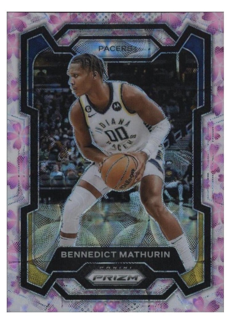 2023-24 Panini Prizm Base Set Bennedict Mathurin #14 card