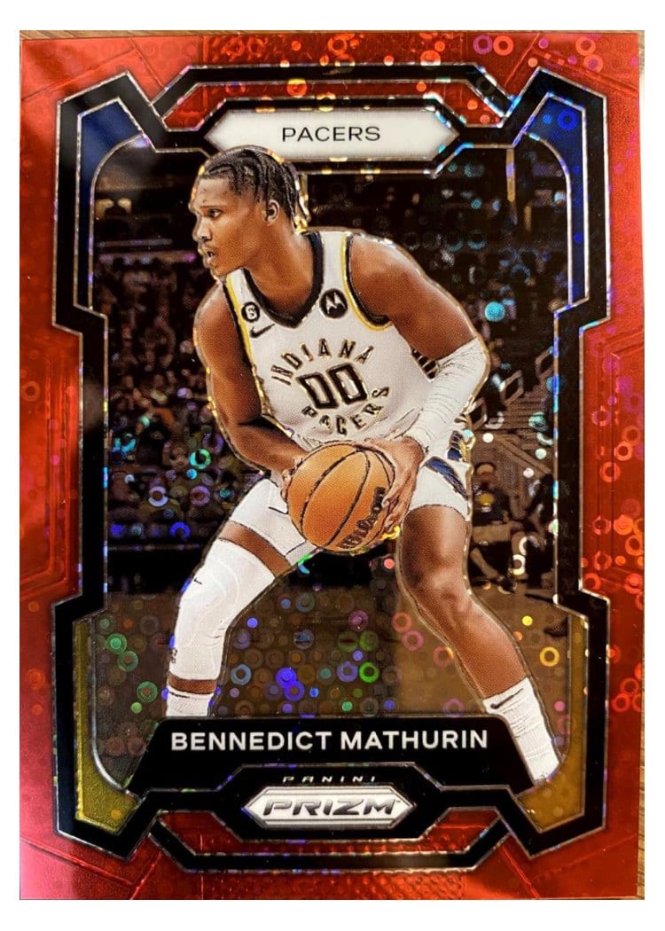 2023-24 Panini Prizm Base Set Bennedict Mathurin #14 card