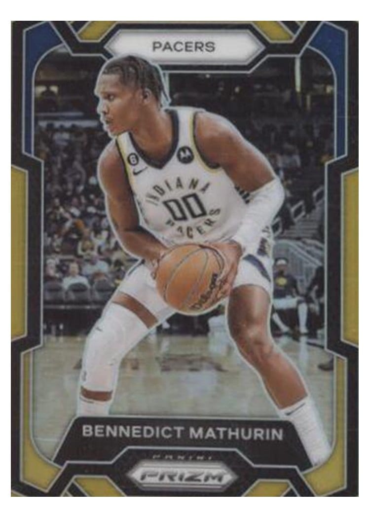 2023-24 Panini Prizm Base Set Bennedict Mathurin #14 card