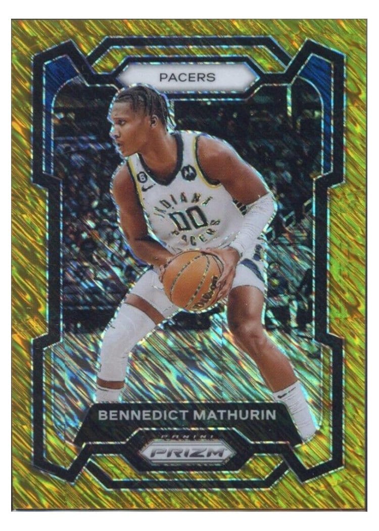 2023-24 Panini Prizm Base Set Bennedict Mathurin #14 card