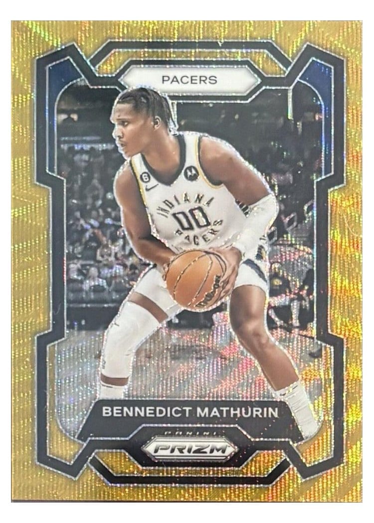 2023-24 Panini Prizm Base Set Bennedict Mathurin #14 card