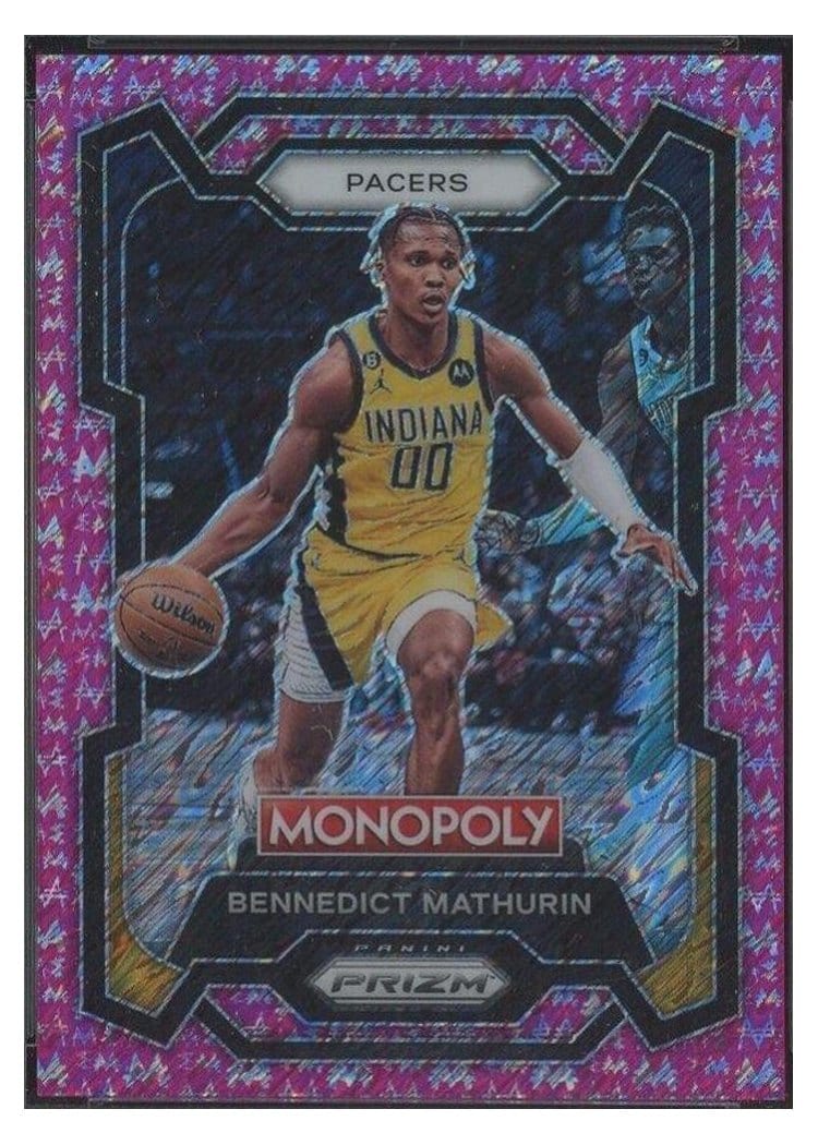 2023-24 Panini Prizm Base Set Bennedict Mathurin #14 card