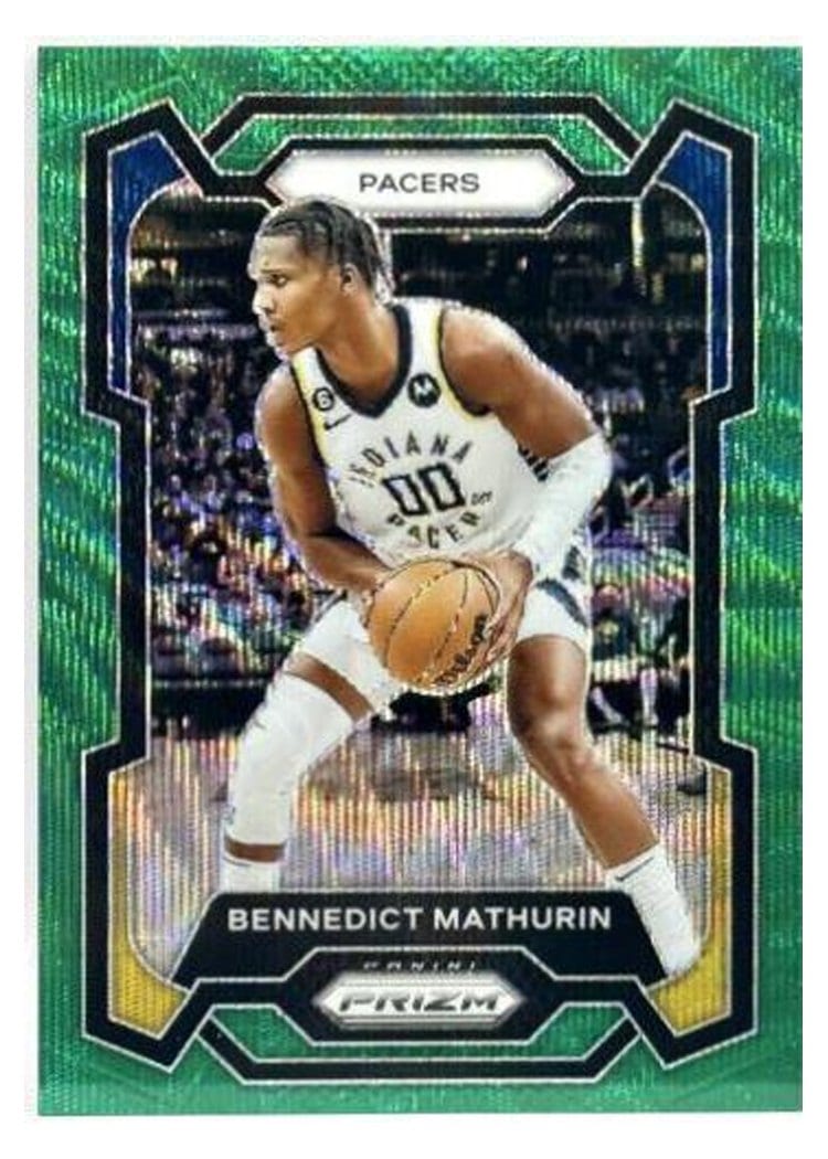 2023-24 Panini Prizm Base Set Bennedict Mathurin #14 card