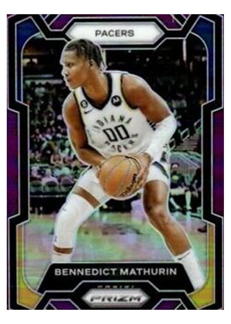 2023-24 Panini Prizm Base Set Bennedict Mathurin #14 card