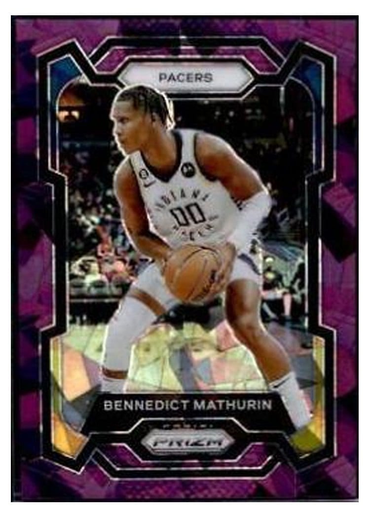 2023-24 Panini Prizm Base Set Bennedict Mathurin #14 card
