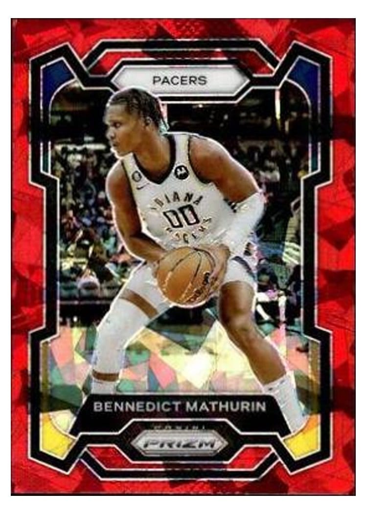 2023-24 Panini Prizm Base Set Bennedict Mathurin #14 card