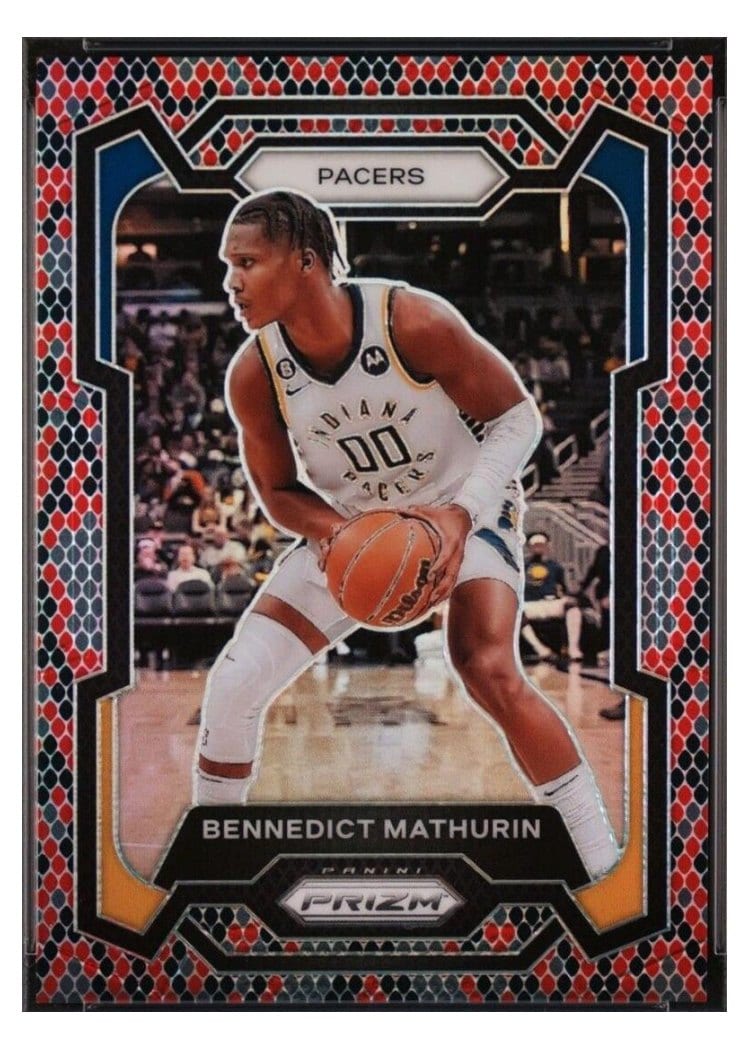 2023-24 Panini Prizm Base Set Bennedict Mathurin #14 card