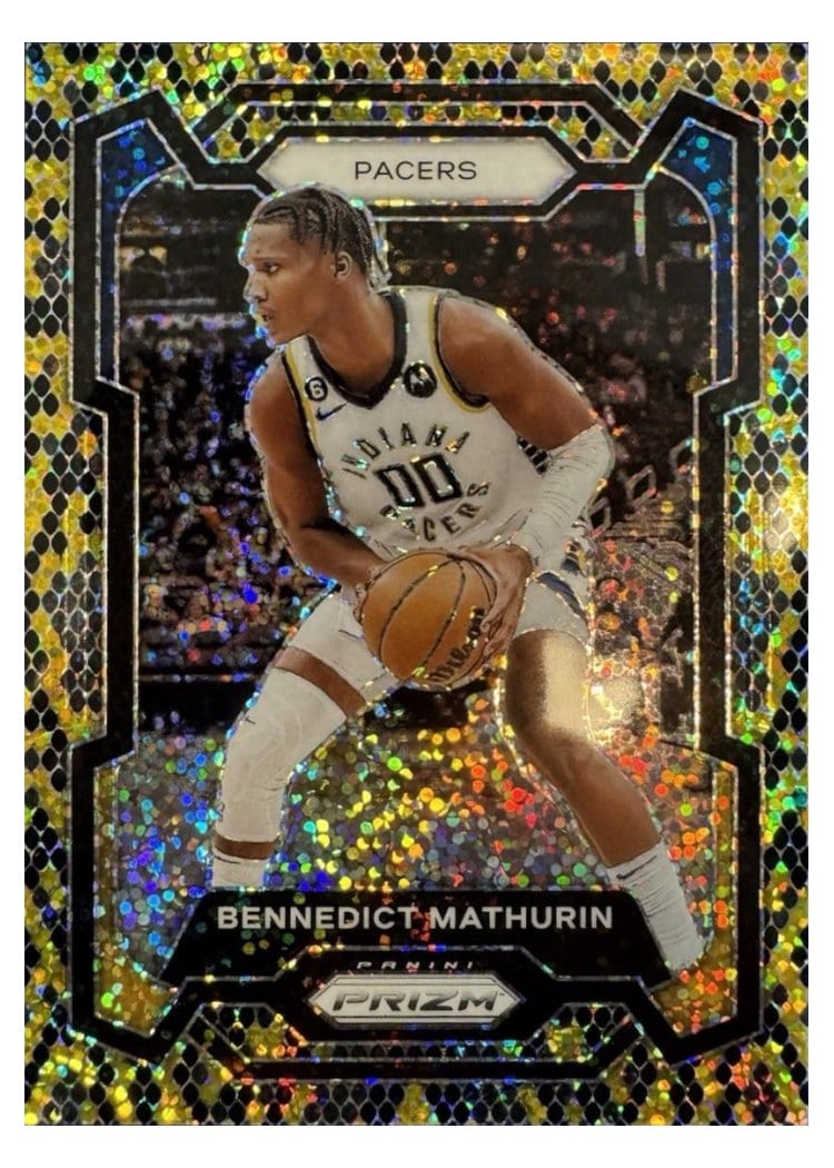 2023-24 Panini Prizm Base Set Bennedict Mathurin #14 card