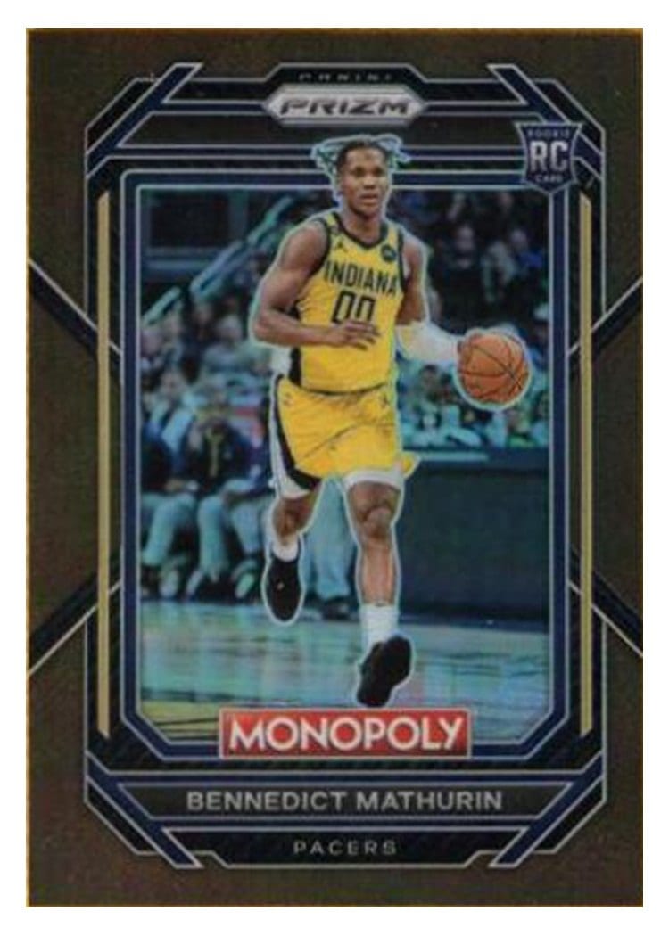 2023-24 Panini Prizm Monopoly Base Set Bennedict Mathurin Brown #35 card