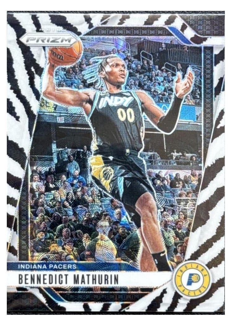 2024-25 Panini Prizm Base Set Bennedict Mathurin #40 card