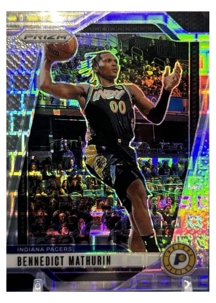 2024-25 Panini Prizm Base Set Bennedict Mathurin #40 card