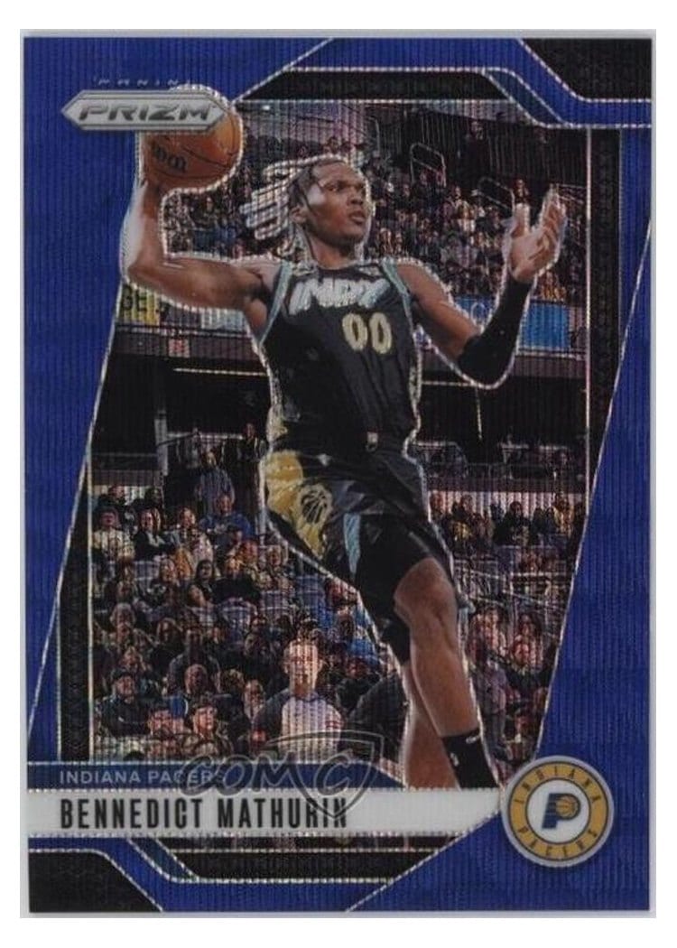 2024-25 Panini Prizm Base Set Bennedict Mathurin #40 card