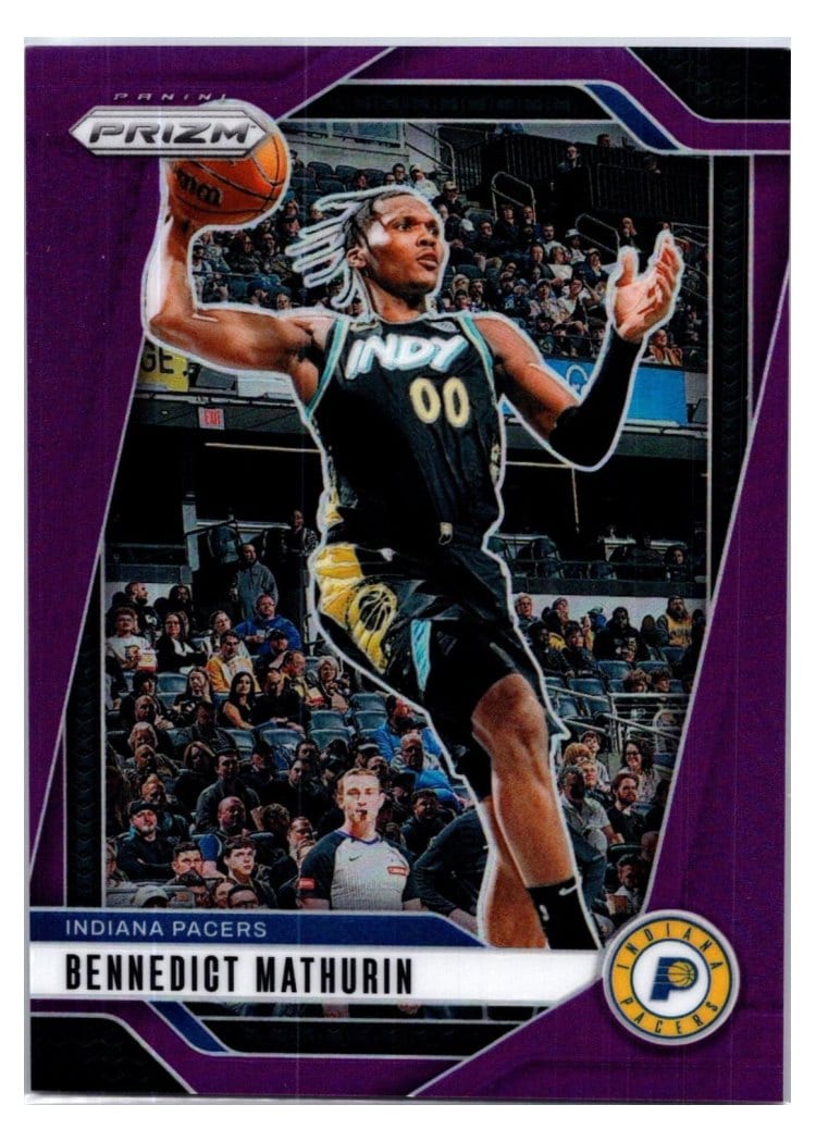 2024-25 Panini Prizm Base Set Bennedict Mathurin #40 card