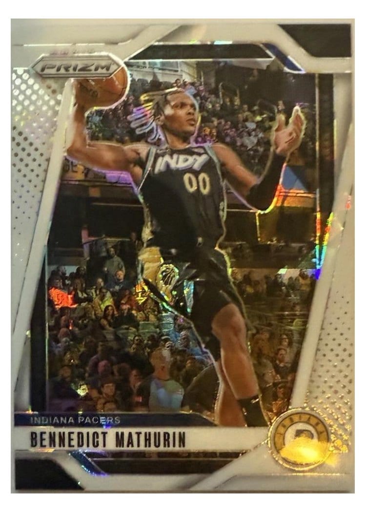 2024-25 Panini Prizm Base Set Bennedict Mathurin #40 card
