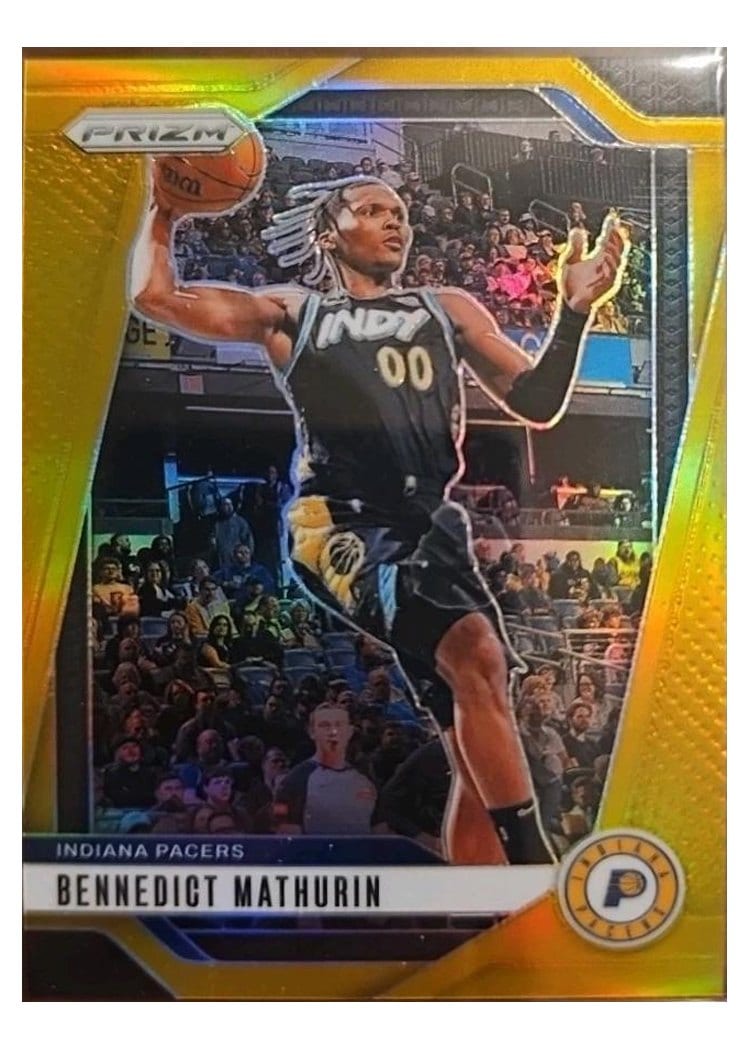 2024-25 Panini Prizm Base Set Bennedict Mathurin #40 card