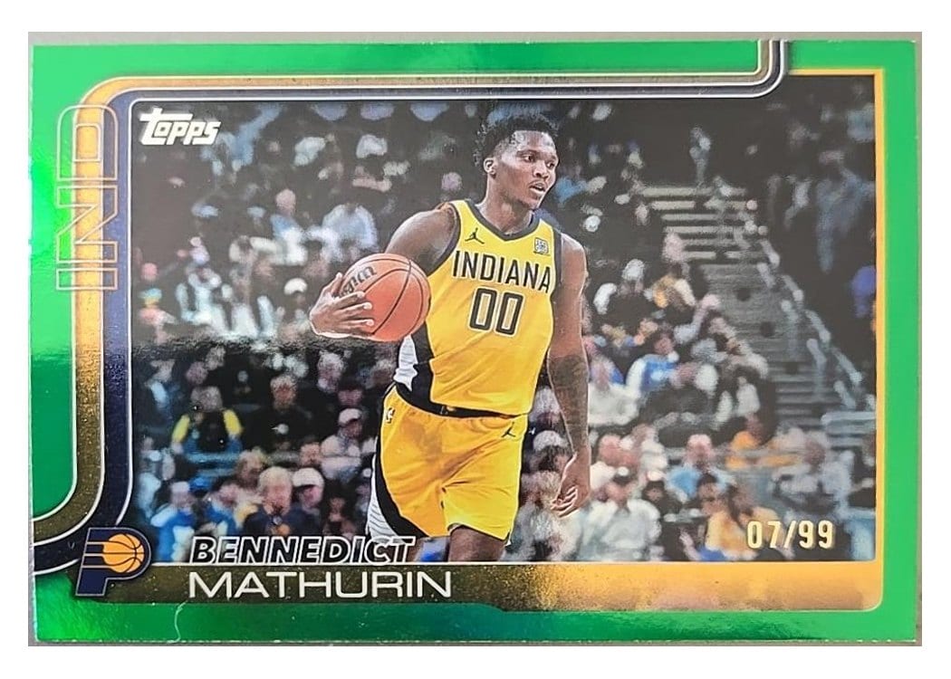 2025-26 Topps Base Set Bennedict Mathurin #48 card