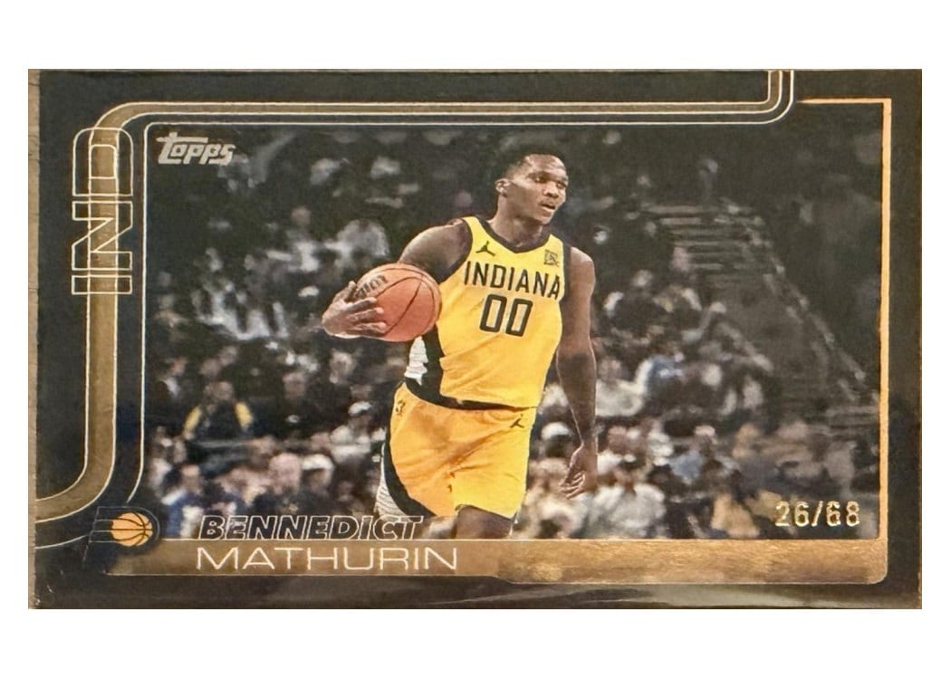 2025-26 Topps Base Set Bennedict Mathurin #48 card