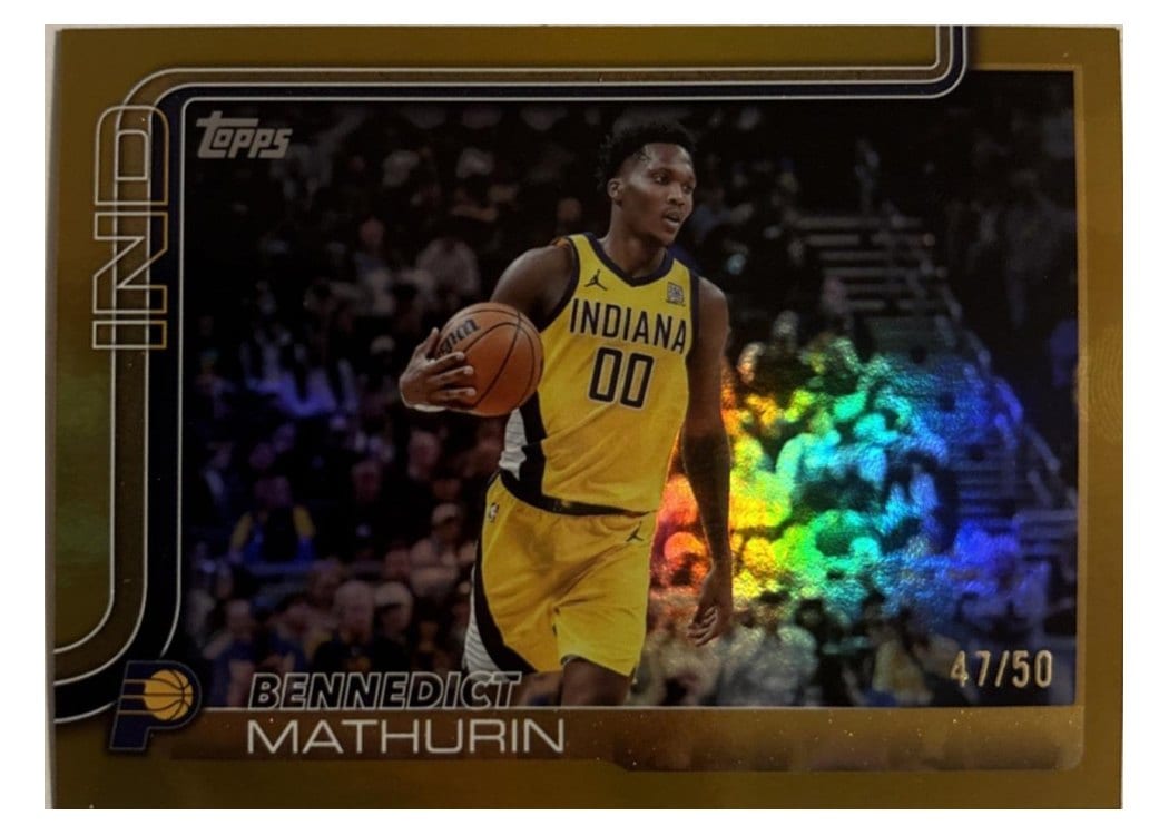 2025-26 Topps Base Set Bennedict Mathurin #48 card