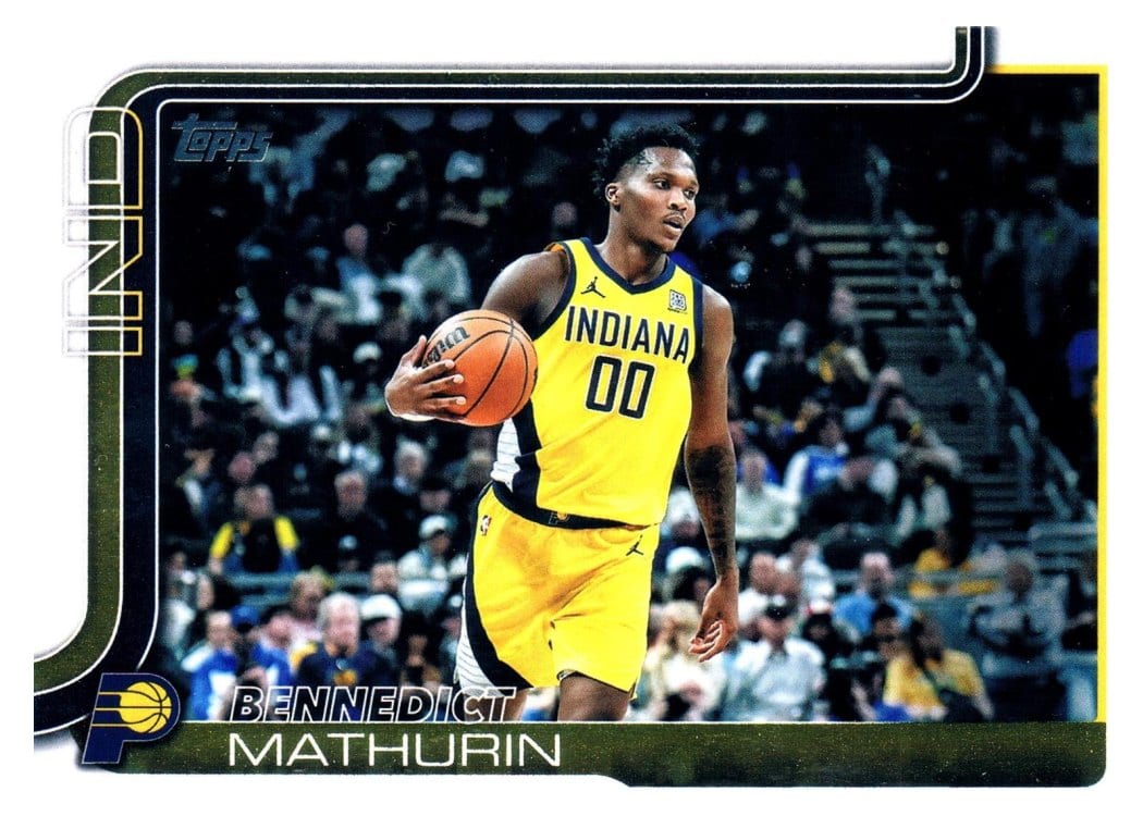 2025-26 Topps Base Set Bennedict Mathurin #48 card
