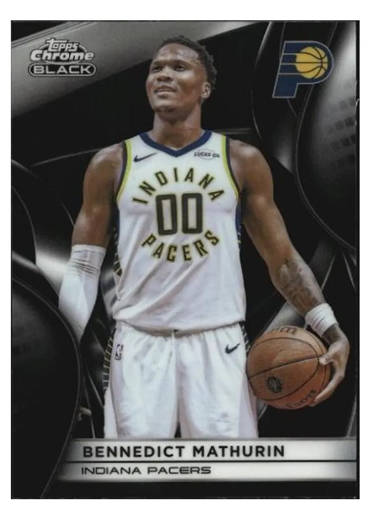 2025 Topps Chrome Black Bennedict Mathurin #8 card