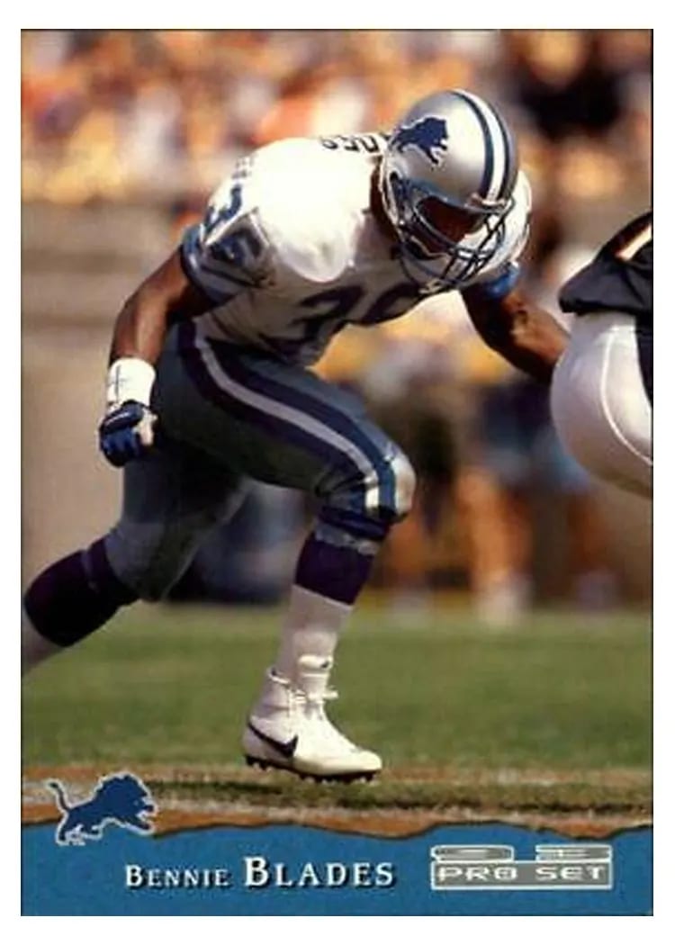 1993 Pro Set Bennie Blades #135 card