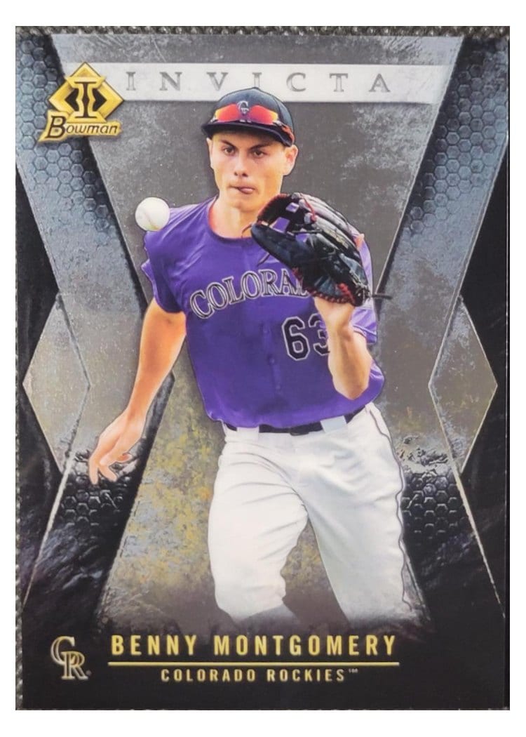 2021 Bowman Draft Invicta Benny Montgomery #BI-8 card
