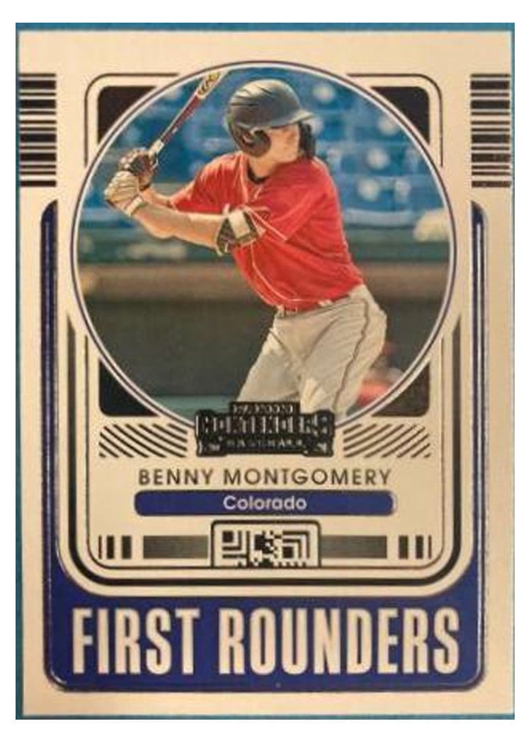 2021 Panini Contenders First Rounders Benny Montgomery #FR-BM card