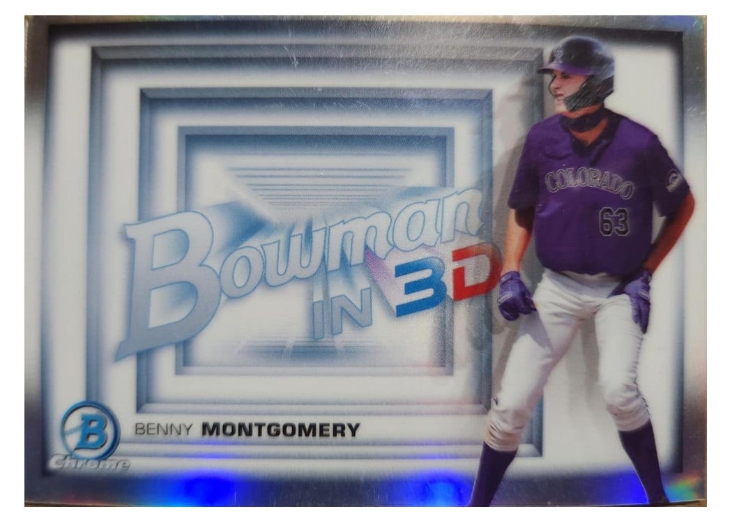 2022 Bowman 3D Benny Montgomery #B3D-19 card