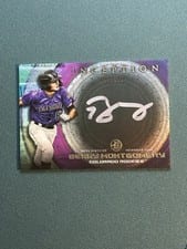 2022 Bowman Inception Silver Signings Benny Montgomery #ISS-BM card