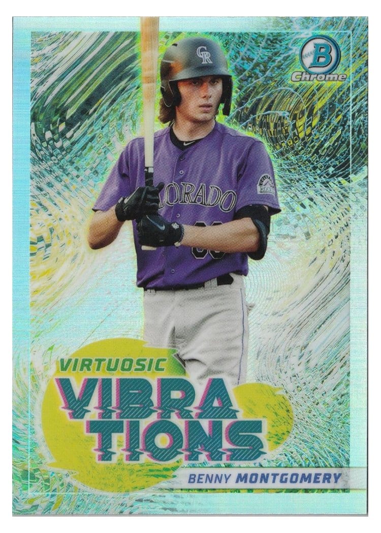 2022 Bowman Virtuosic Vibrations Benny Montgomery #VV-17 card