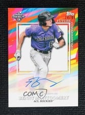 2022 Topps Pro Debut Future Cornerstones Autographs Benny Montgomery #FC-BM card