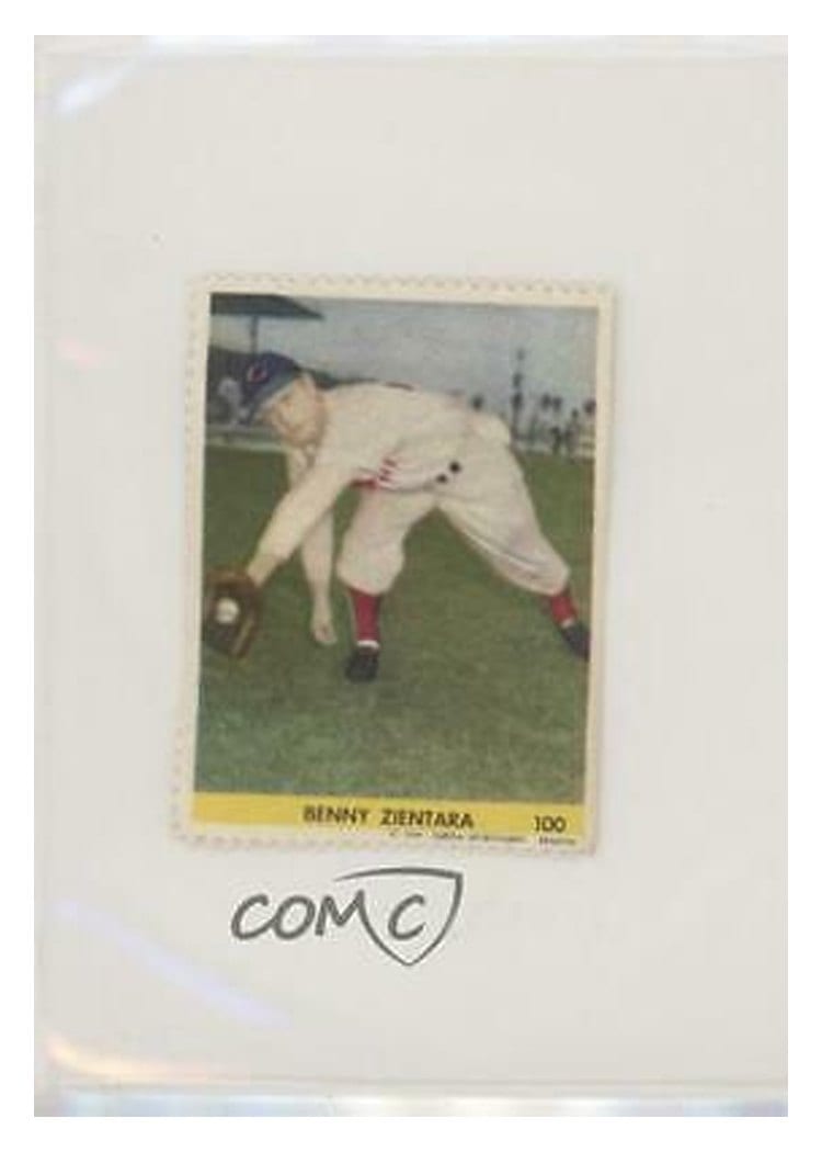 1949 Eureka Sportstamps Benny Zientara #100 card