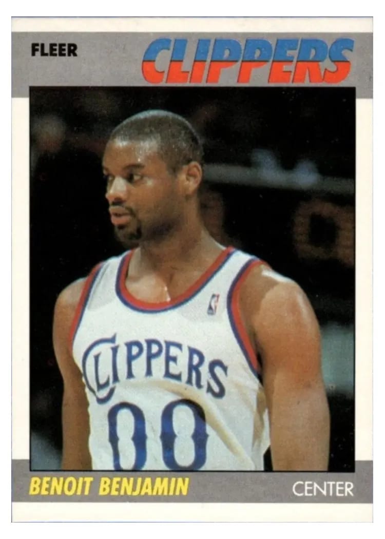 1987 Fleer Benoit Benjamin #10 card