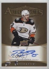 2022-23 Upper Deck Artifacts 2005-06 Retro - Autograph Facts Benoit-Olivier Groulx #RAF-BG card