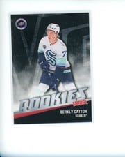 2026 Upper Deck National Hockey Card Day UD Victory Black Rookies Berkly Catton #V-13 card