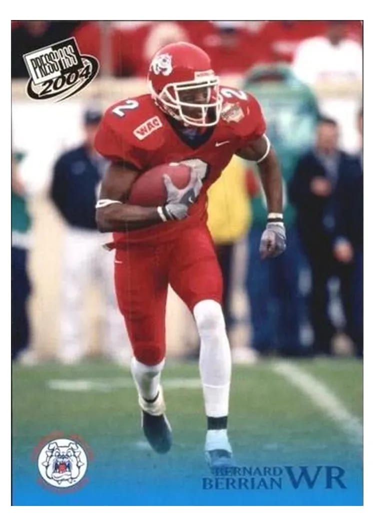 2004 Press Pass Bernard Berrian #21 card